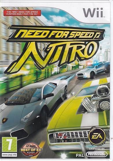 Need Far Speed Nitro - Wii (B Grade) (Genbrug)